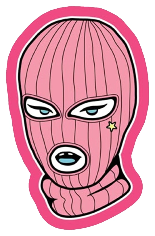 Pink stickers